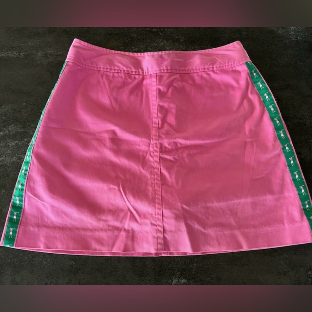 Lilly Pulitzer Womens Golf Skirt w/Shorts Skort Size 6 Pink w/Golfer
